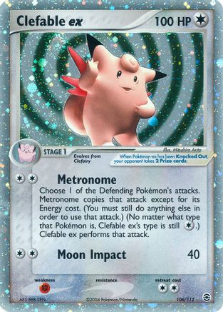 [PKM] Clefable ex (106/112) [EX: FireRed & LeafGreen]