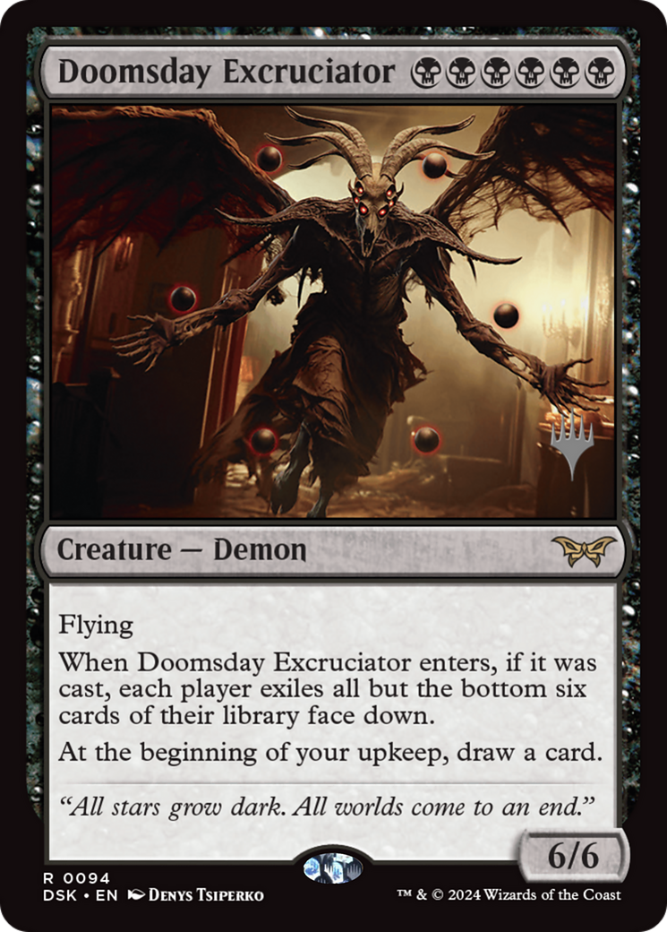 {@R} Doomsday Excruciator [Duskmourn: House of Horror Promos][PP DSK 094]