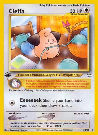 [PKM] Cleffa (20/111) [Neo Genesis 1st Edition]