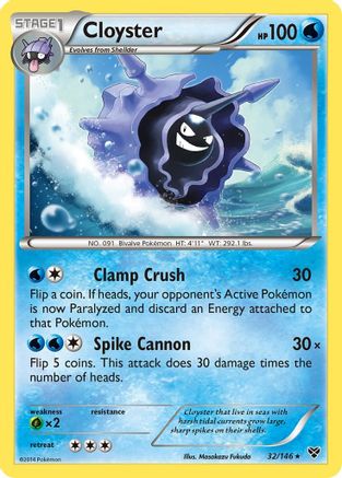 [PKM-R] Cloyster (32/146) [XY: Base Set]