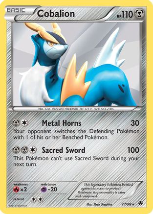 [PKM] Cobalion (77/98) [Black & White: Emerging Powers]