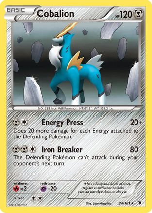 [PKM] Cobalion (84/101) [Black & White: Noble Victories]