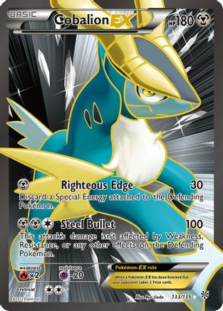 [PKM] Cobalion EX (133/135) [Black & White: Plasma Storm]