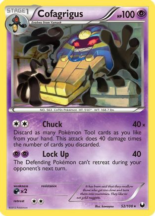 [PKM] Cofagrigus (52/108) [Black & White: Dark Explorers]