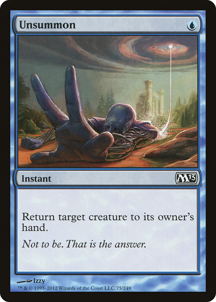 {C} Unsummon [Magic 2013][M13 075]