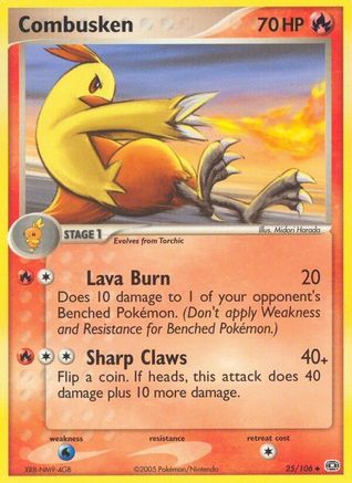 [PKM] Combusken (25/106) (Stamped) [EX: Emerald]