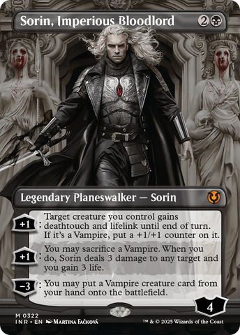 {R} Sorin, Imperious Bloodlord (Borderless) [Innistrad Remastered][INR 322]
