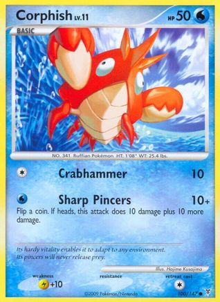 [PKM] Corphish (100/147) [Platinum: Supreme Victors]