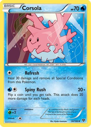 [PKM] Corsola (36/146) [XY: Base Set]