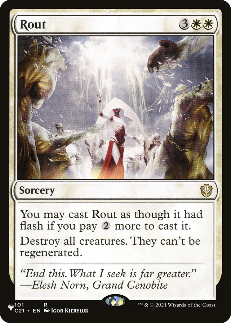 Rout [LIST C21-101]