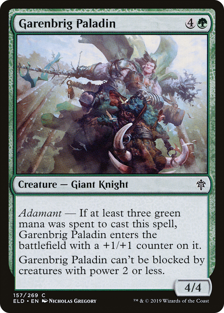 {C} Garenbrig Paladin [Throne of Eldraine][ELD 157]