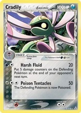 [PKM] Cradily (2/110) (Delta Species) (Stamped) [EX: Holon Phantoms]