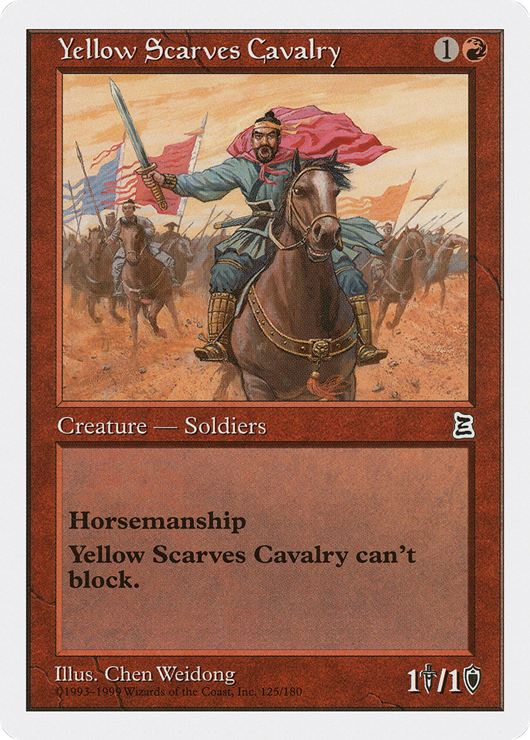 {C} Yellow Scarves Cavalry [Portal Three Kingdoms][PTK 125] - Misty Mountain Games
