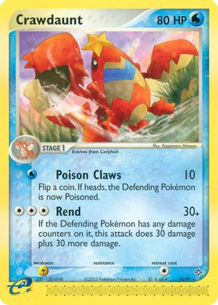 [PKM-R] Crawdaunt (13/97) [EX: Dragon]