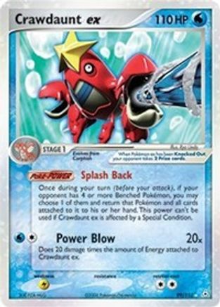 [PKM] Crawdaunt ex (99/110) [EX: Holon Phantoms]