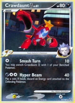 [PKM] Crawdaunt G (23/147) [Platinum: Supreme Victors]