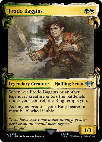 {C} Frodo Baggins [The Lord of the Rings: Tales of Middle-Earth Showcase Scrolls][LTR 656]