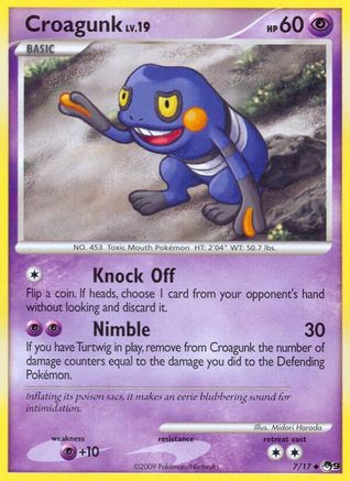 [PKM-C] Croagunk (7/17) [POP Series 9]