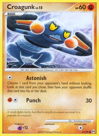 [PKM-C] Croagunk (61/99) [Platinum: Arceus]