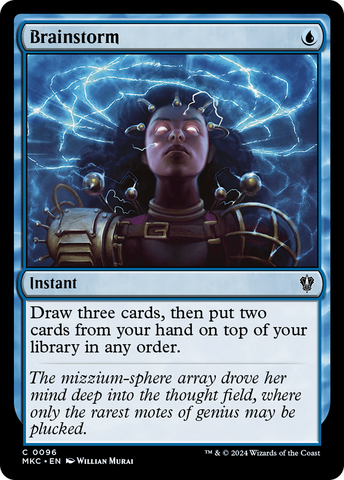 {C} Brainstorm [Murders at Karlov Manor Commander][MKC 096]