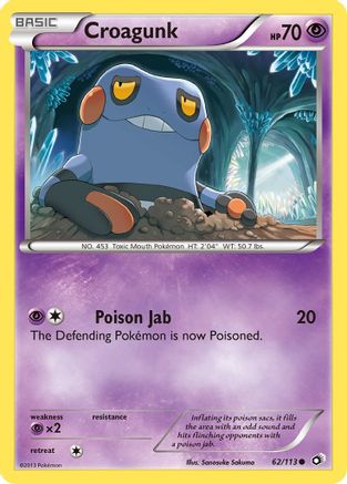 [PKM] Croagunk (62/113) [Black & White: Legendary Treasures]