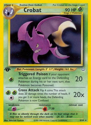 [PKM-R] Crobat (4/64) [Neo Revelation 1st Edition]
