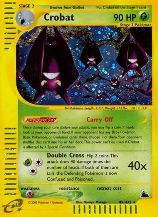 [PKM] Crobat (H5/H32) [Skyridge]