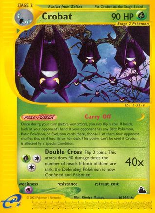 [PKM] Crobat (6/144) [Skyridge]