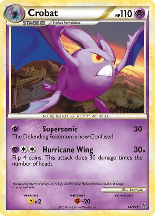 [PKM] Crobat (14/95) [HeartGold & SoulSilver: Unleashed]