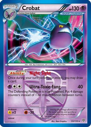 [PKM] Crobat (55/135) [Black & White: Plasma Storm]