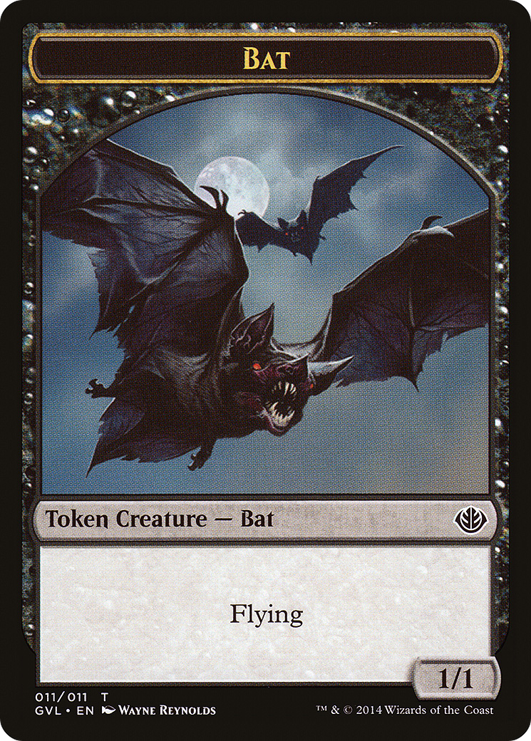 {T} Bat Token (Garruk vs. Liliana) [Duel Decks Anthology Tokens][TGVL 011]