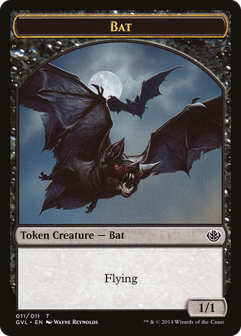 {T} Bat Token (Garruk vs. Liliana) [Duel Decks Anthology Tokens][TGVL 011]
