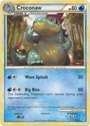 [PKM] Croconaw (13/30) [HeartGold & SoulSilver: Trainer Kit - Gyarados]
