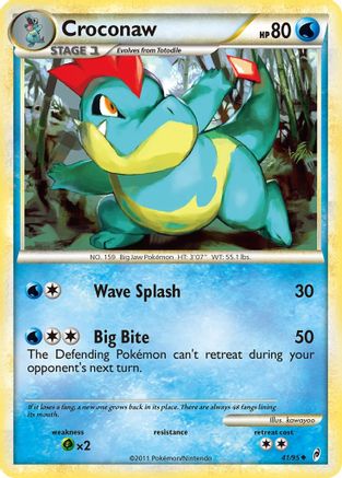[PKM] Croconaw (41/95) [HeartGold & SoulSilver: Call of Legends]