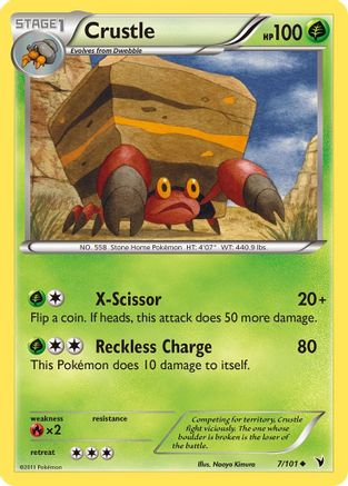 [PKM] Crustle (7/101) [Black & White: Noble Victories]