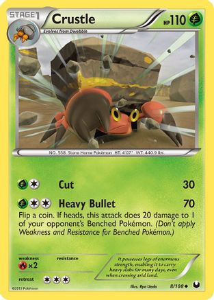 [PKM-C] Crustle (8/108) [Black & White: Dark Explorers]