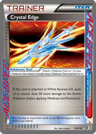 [PKM] Crystal Edge (138/149) [Black & White: Boundaries Crossed]