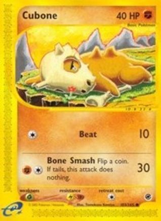 [PKM-C] Cubone (103/165) [Expedition: Base Set]