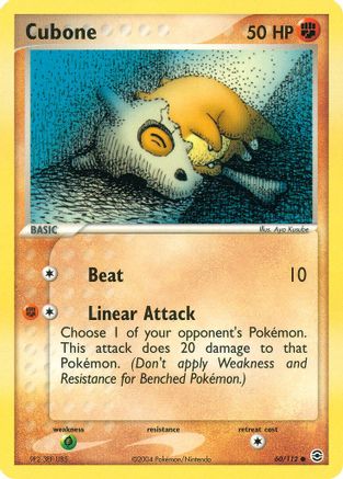 [PKM] Cubone (60/112) [EX: FireRed & LeafGreen]