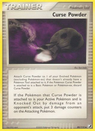 [PKM] Curse Powder (80/115) (Stamped) [EX: Unseen Forces]