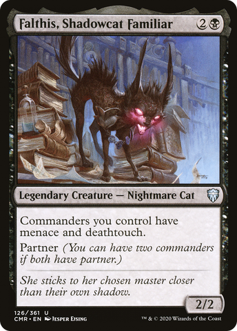 {C} Falthis, Shadowcat Familiar [Commander Legends][CMR 126]