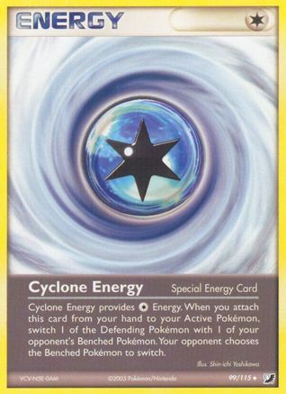 [TR] Cyclone Energy (99/115) (Stamped) [EX: Unseen Forces]