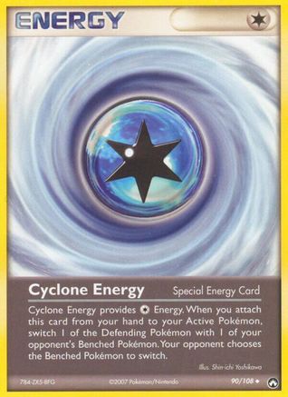 [TR] Cyclone Energy (90/108) (Stamped) [EX: Power Keepers]