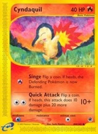 [PKM] Cyndaquil (104/165) [Expedition: Base Set]