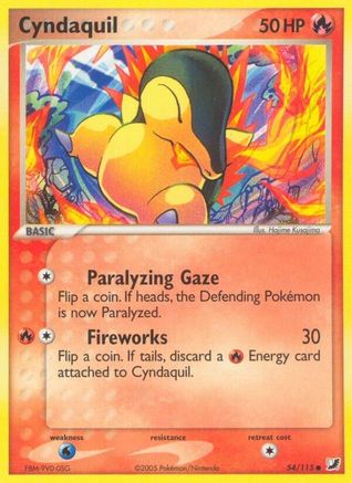 [PKM] Cyndaquil (54/115) [EX: Unseen Forces]