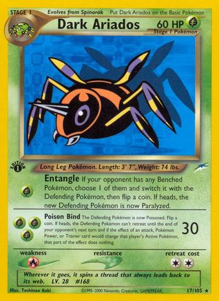 [PKM-R] Dark Ariados (17/105) [Neo Destiny 1st Edition]