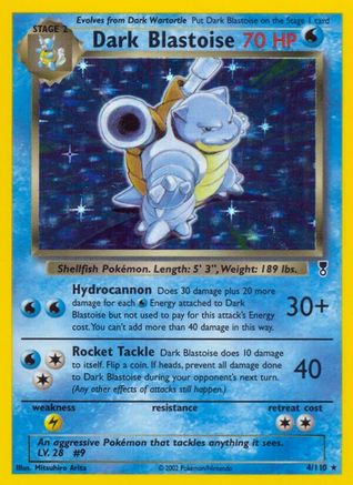 [PKM-R] Dark Blastoise (4/110) [Legendary Collection]