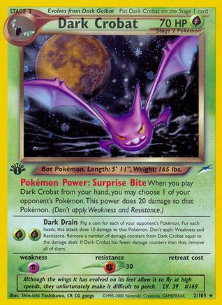 [PKM-R] Dark Crobat (2/105) [Neo Destiny 1st Edition]