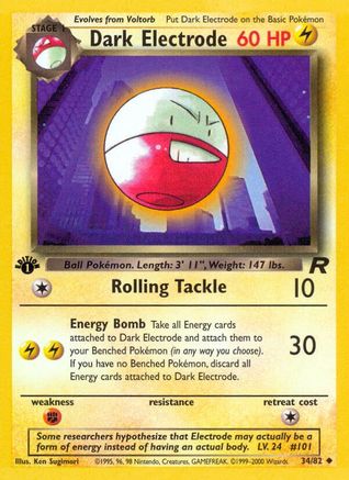 [PKM-C] Dark Electrode (34/82) [Team Rocket Unlimited]