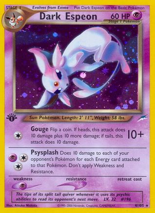 [PKM] Dark Espeon (4/105) [Neo Destiny 1st Edition]